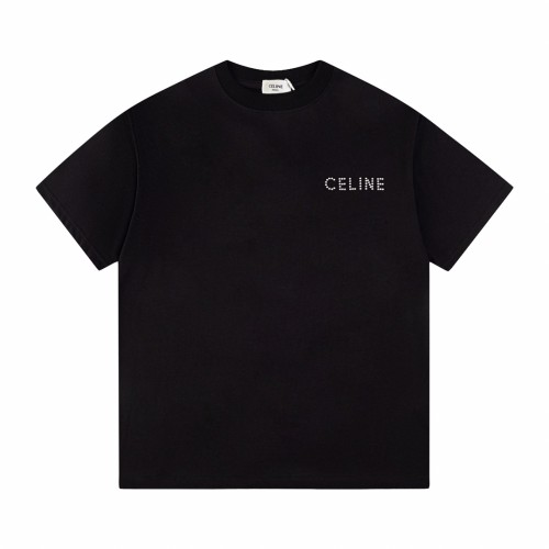 Celine Luxury Brand Women Mens Short Sleeve T-Shirt   