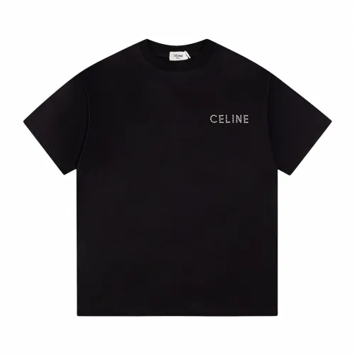 Celine Luxury Brand Women Mens Short Sleeve T-Shirt   