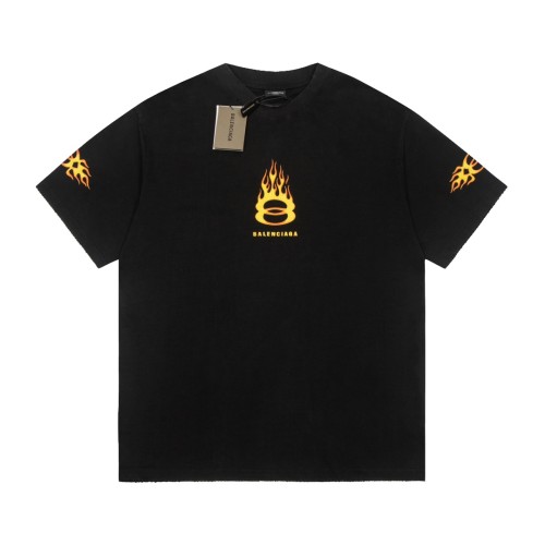 Balenciaga Luxury Brand Women Mens Short Sleeve T-Shirt   