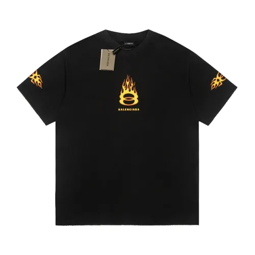 Balenciaga Luxury Brand Women Mens Short Sleeve T-Shirt   