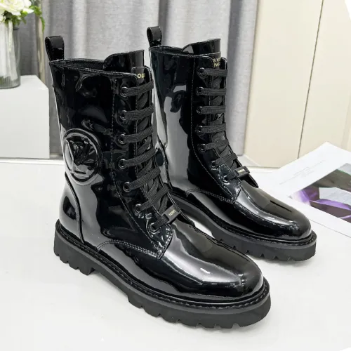 Louis Vuitton Women Shoes Boots Luxury Brand ANKLE BOOT TERRITORY FLAT RANGER with Original Box 1AABC8