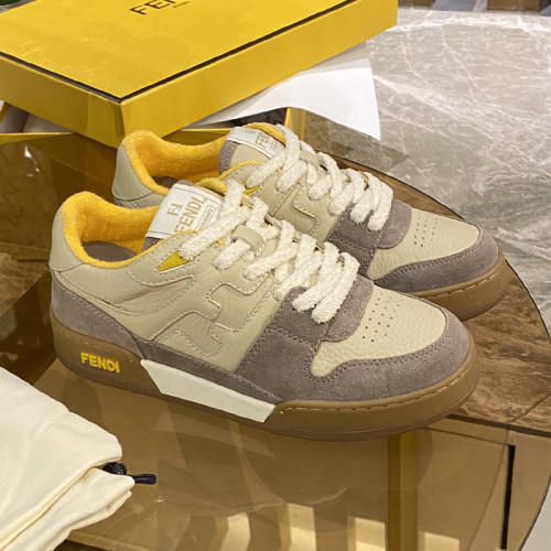 Fendi Mens Shoes Fashion Sneakers Luxury Brand Casual Fendi Trainer Sneakers Match Basse Shoes for Men with Original Box