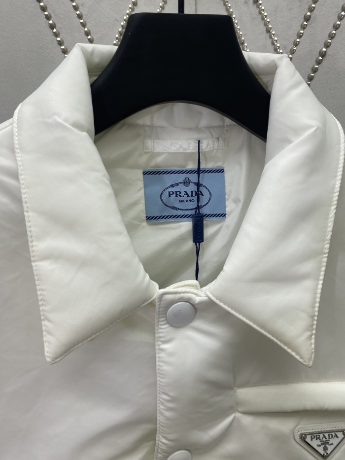 Prada Men Womens Coat Down Jacket Vest Luxury Brand Women Jacket Top Quality   