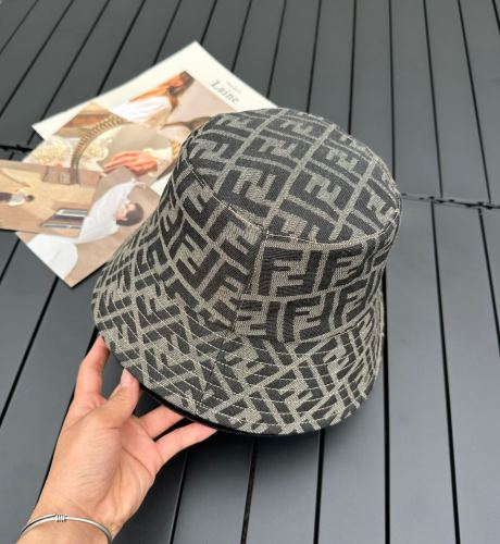 Fendi Men Womens Bucket Hat Luxury Brand Design Fendi Cap with Original Box  