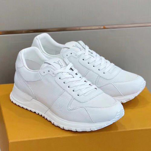 Louis Vuitton Men Shoes Sports RUN AWAY SNEAKER Running Design Luxury Brand with Original Box 1A9ZK8 Monogram-embossed grained calf leather and Epi calf leather