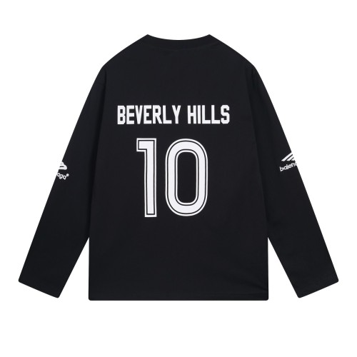 Balenciaga Luxury Brand Women Mens Long Sleeve T-Shirt   