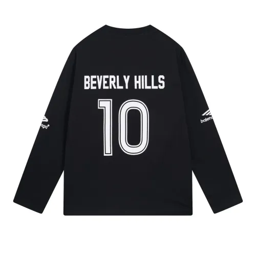 Balenciaga Luxury Brand Women Mens Long Sleeve T-Shirt   