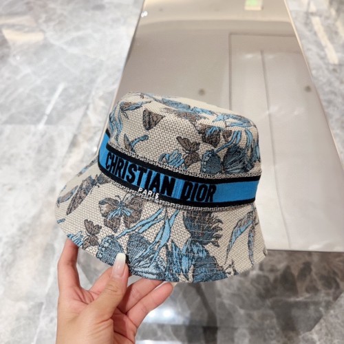 Dior Men Womens Bucket Hat Luxury Brand Design Dior Cap with Original Box  