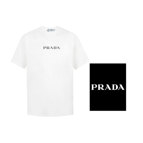 Prada Luxury Brand Men Womens Short Sleeve T-Shirt   