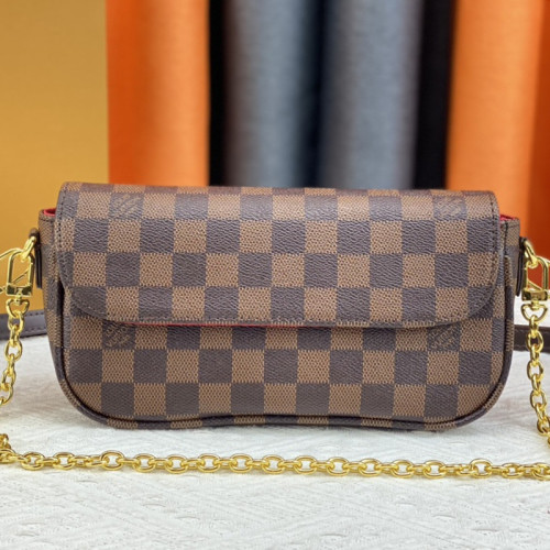Louis Vuitton Womens Bags Messenger Shoulder Bags Luxury Brand Wallet On Chain Ivy with Original Box M81911