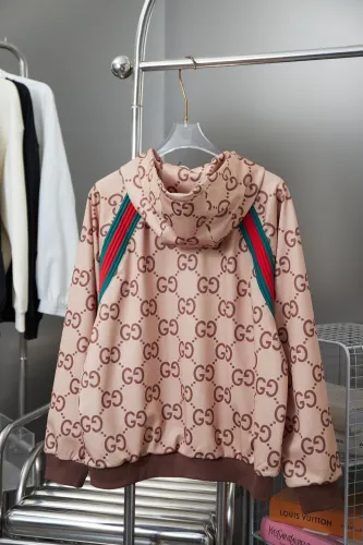 Gucci Men Womens Coat Zip Hoodie Luxury Brand Mens Jackets Top Quality   