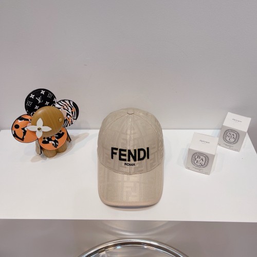 Fendi Men Womens Baseball Hat Luxury Brand Design Fendi Cap with Original Box  