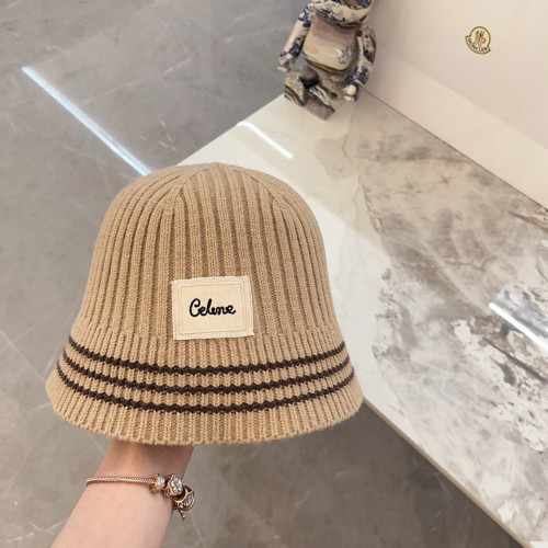 Celine Womens Hats Luxury Brand Design Celine Knit Bucket Hat with Original Box  