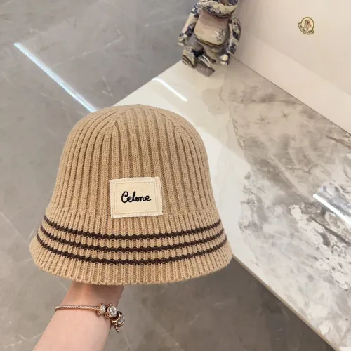 Celine Womens Hats Luxury Brand Design Celine Knit Bucket Hat with Original Box  