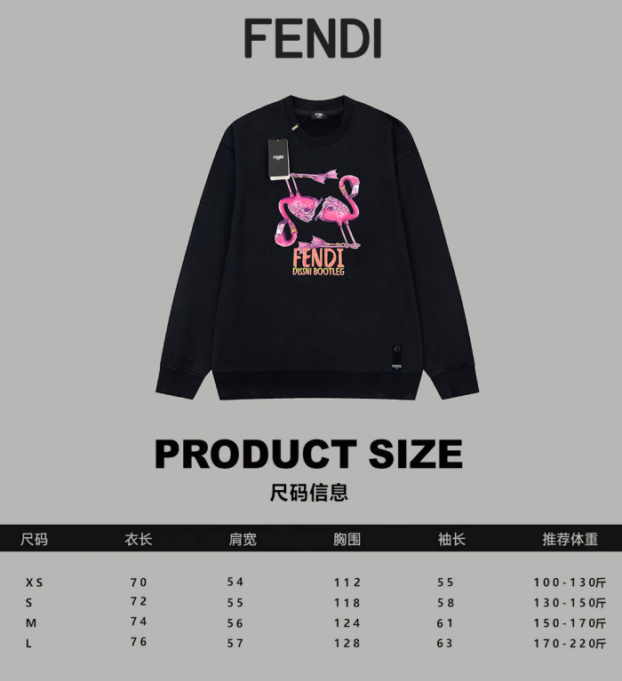 Fendi Womens Mens Sweatshirt Luxury Brand Mens Sweatshirts   
