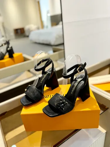 Louis Vuitton Womens Shoes Sandals High Heel 8cm Luxury Brand with Original Box  