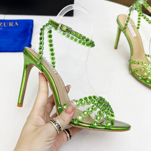 Aquazzura Womens Shoes Pumps Sandals Luxury Brand Tequila Sandal 7cm 10cm Heel with Original Box Whatsapp 