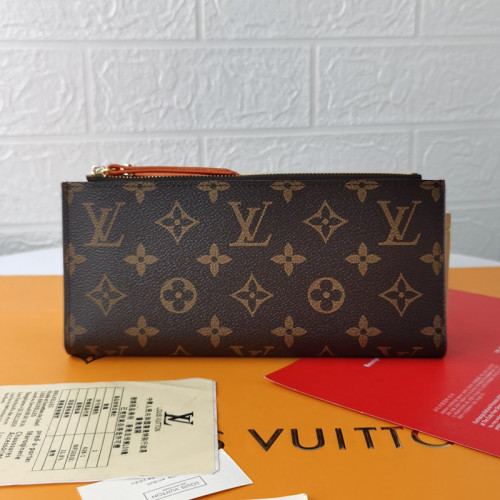 Louis Vuitton Mens Womens Wallets Purse Luxury Brand Designer Zippy WALLET M61269 with Original Box