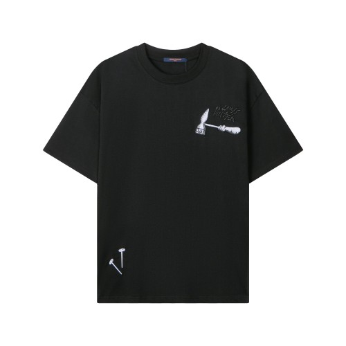 Louis Vuitton Luxury Brand Men Womens Short Sleeve T-Shirt   