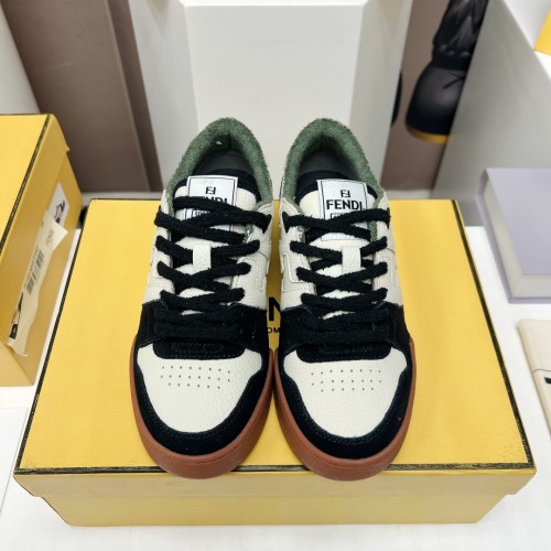 Fendi Mens Shoes Fashion Sneakers Luxury Brand Casual Fendi Trainer Sneakers Match Basse Shoes for Men with Original Box