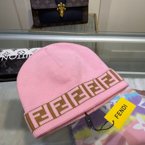 Fendi Men Womens Knit Hat Luxury Brand Design Fendi Cap with Original Box  