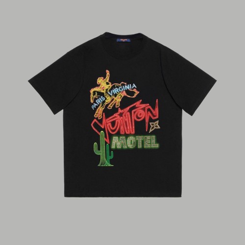 Louis Vuitton Luxury Brand Men Womens Short Sleeve T-Shirt   