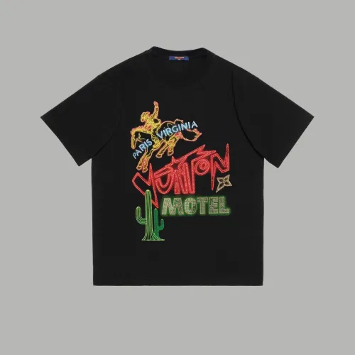 Louis Vuitton Luxury Brand Men Womens Short Sleeve T-Shirt   