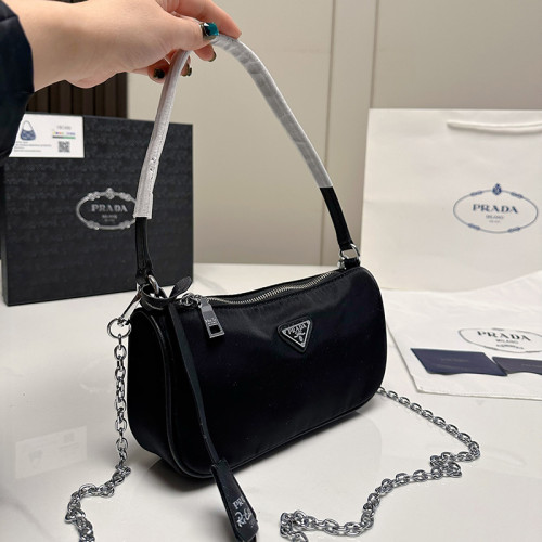 Prada Womens Shoulder Bags Nylon with Original Box