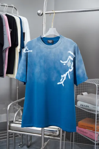 Balenciaga Luxury Brand Women Mens Short Sleeve T-Shirt   