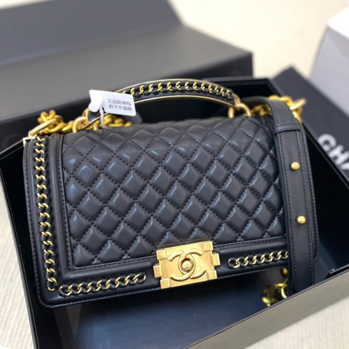 Chanel Womens Bags Shoulder Messenger Bags Chanel Leboy Bag Luxury Brand with Original Box