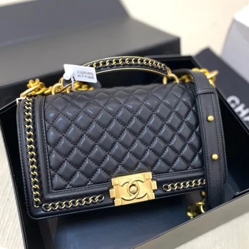 Chanel Womens Bags Shoulder Messenger Bags Chanel Leboy Bag Luxury Brand with Original Box