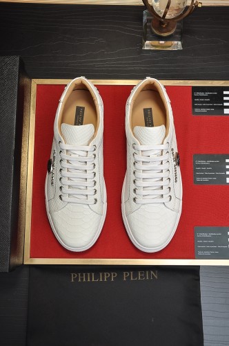 Philipp Plein Men Shoes Sneakers Low Top Sneaker Fashion Design Luxury Brand Trainer Predator TM with Original Box