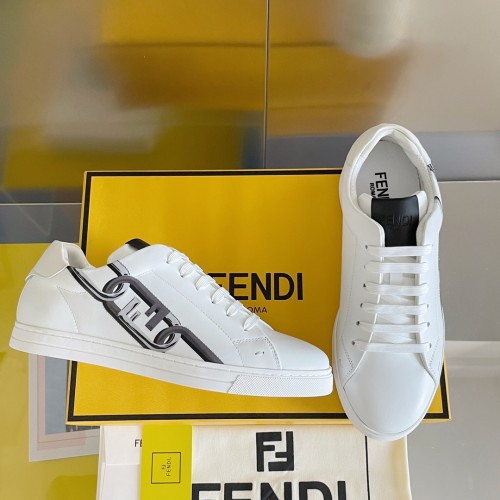 Fendi Mens Shoes Fashion Sneakers Luxury Brand Casual Shoes for Men with Original Box Whatsapp 