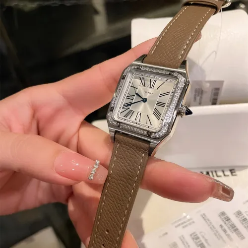 Cartier Womens Watch Luxury Brand Design Fashion Type with Original Box