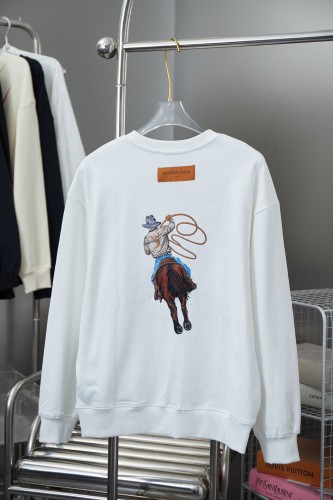 Louis Vuitton Womens Mens Long Sleeve Sweatshirt Luxury Brand Mens Sweatshirts   