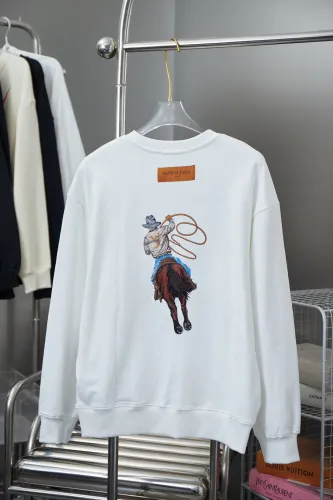 Louis Vuitton Womens Mens Long Sleeve Sweatshirt Luxury Brand Mens Sweatshirts   