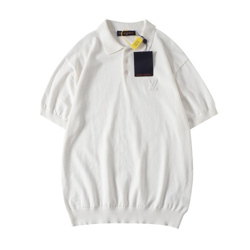 Louis Vuitton Luxury Brand Men Womens Short Sleeve T-Shirt Polo Shirt   