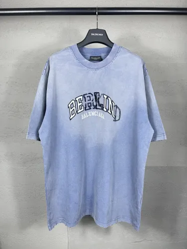Balenciaga Luxury Brand Women Mens Short Sleeve T-Shirt   