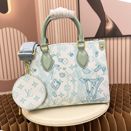 Louis Vuitton Womens Bags Handbags Luxury Brand LV ONTHEGO PM M58956 Handbags for Women with Original Box  