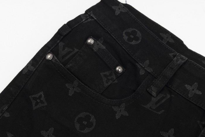Louis Vuitton Luxury Brand Women Mens Pant Jeans   
