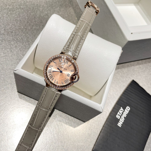 Cartier Womens Watch Luxury Brand Design Fashion Type with Original Box