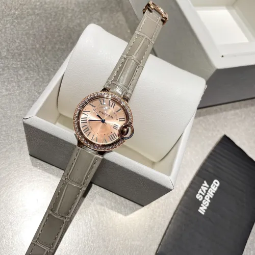 Cartier Womens Watch Luxury Brand Design Fashion Type with Original Box