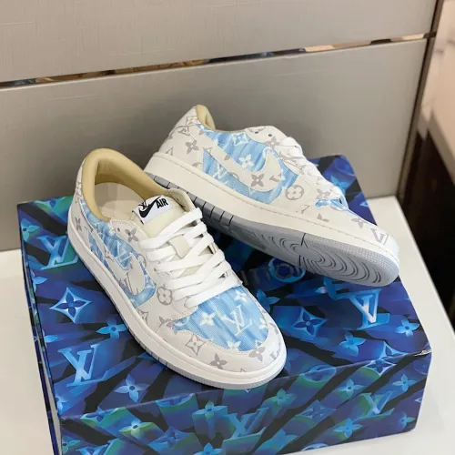 Louis Vuitton NIKE Men Shoes Fashion Sneakers Design Luxury Brand LVXNIKE Air Jordan Sneakers with Original Box