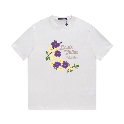 Louis Vuitton Luxury Brand Men Womens Short Sleeve T-Shirt   