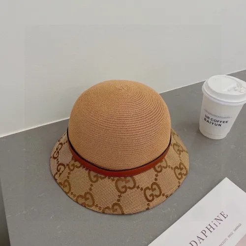 Fendi Men Womens Bucket Hat Luxury Brand Design Fendi Cap Straw Hat with Original Box  
