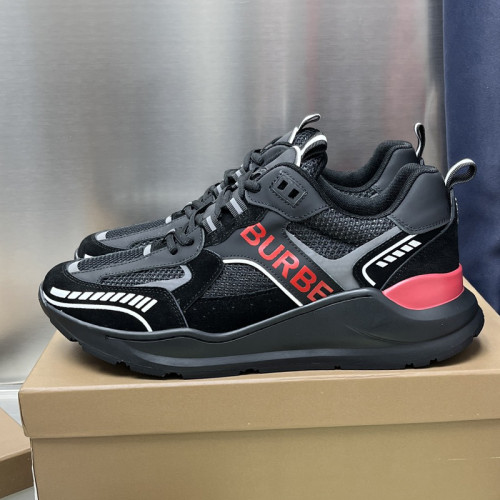Burberry Men Shoes Fashion Sneakers Luxury Brand Vintage Cotton Sneaker with Original Box