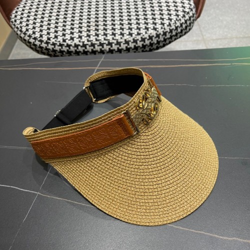 Loewe Womens Visor Hat Luxury Brand Design Loewe Hats with Original Box  