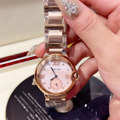Cartier Womens Watch Luxury Brand Design Fashion Type with Original Box