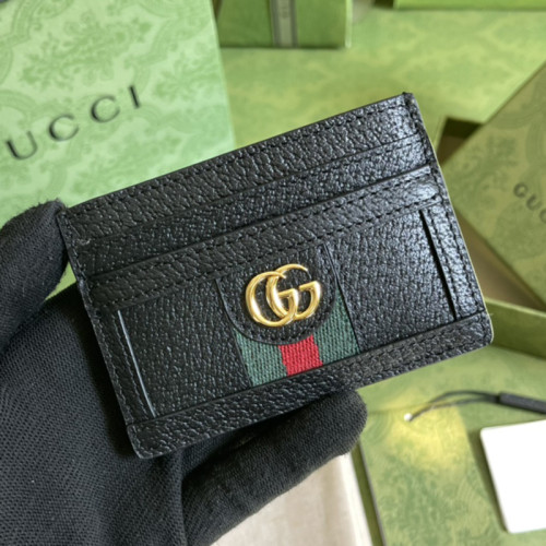 Gucci Mens Womens Wallets Bags Coin Purse Card Holder Luxury Brand GG Marmont leather money clip with Original Box 523159