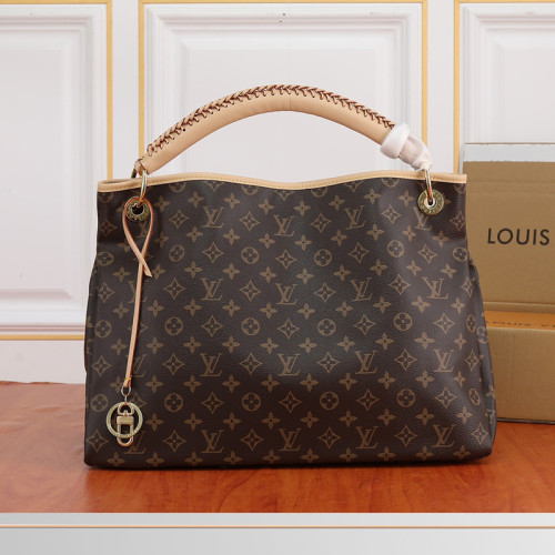 Louis Vuitton Womens Bags Handbags Luxury Fashion Marine Rouge Monogram Empreinte Leather Monogram ARTSY MM M43237  